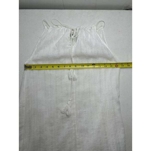 Obey Worldwide Isle 100% Cotton Dress in white. Size medium. Fully lined. - Picture 10 of 11